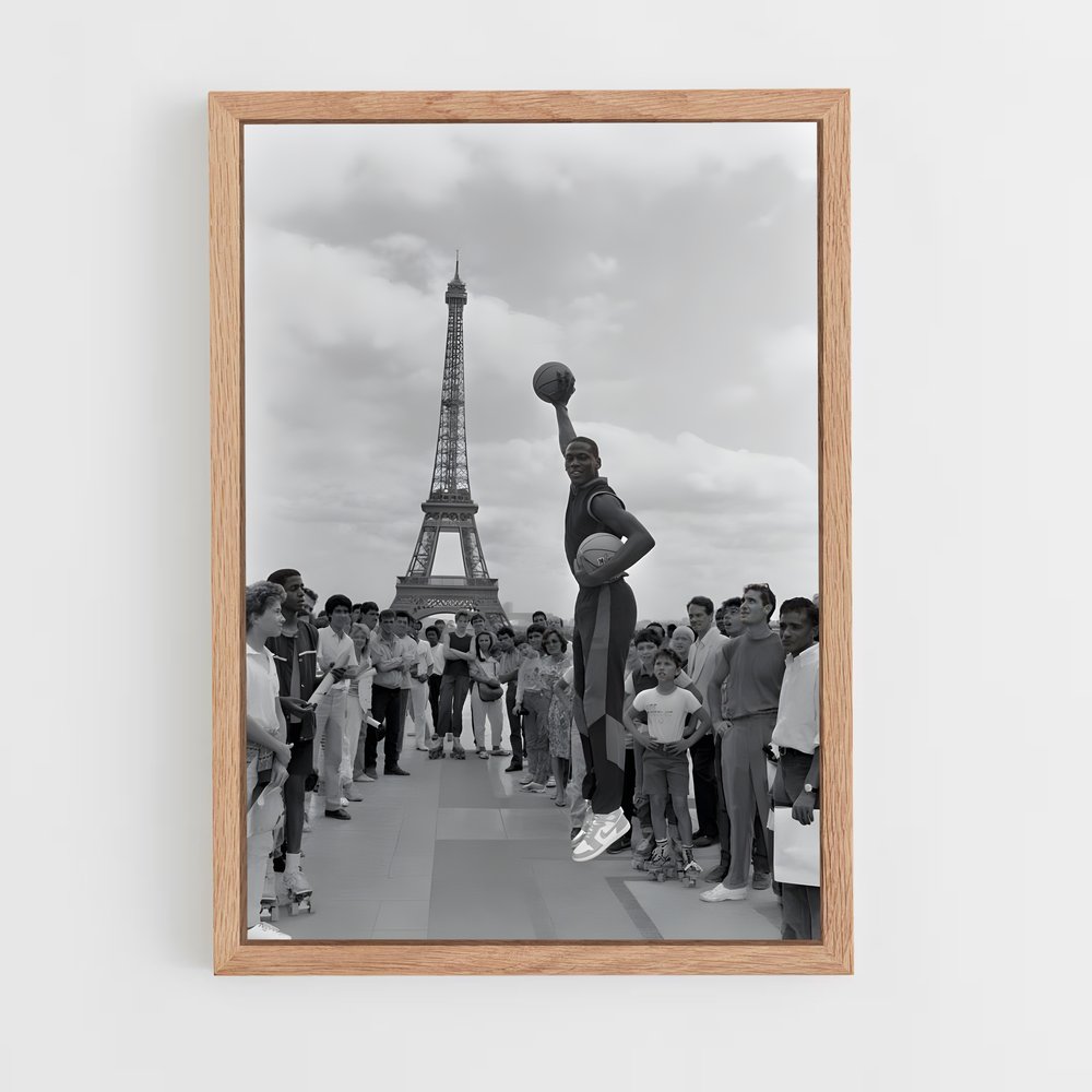 Poster Dunk Parisien – affiche Basketball (vue 4)